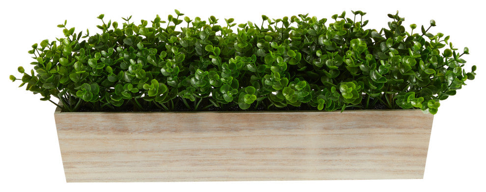 19" Eucalyptus Artificial Plant, Decorative Planter