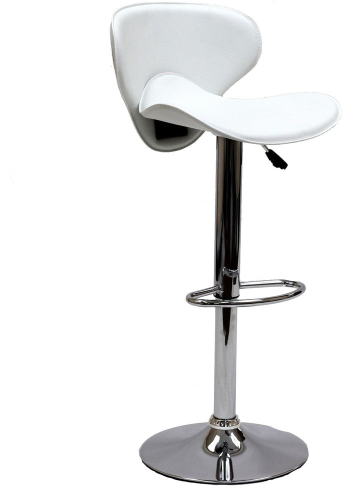 Modern Contemporary Dining Kitchen Bar Stool White