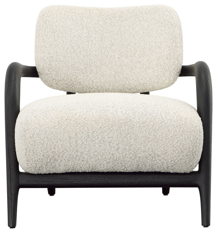 Alford Boucle Upholstered Occasional Chair, Ivory