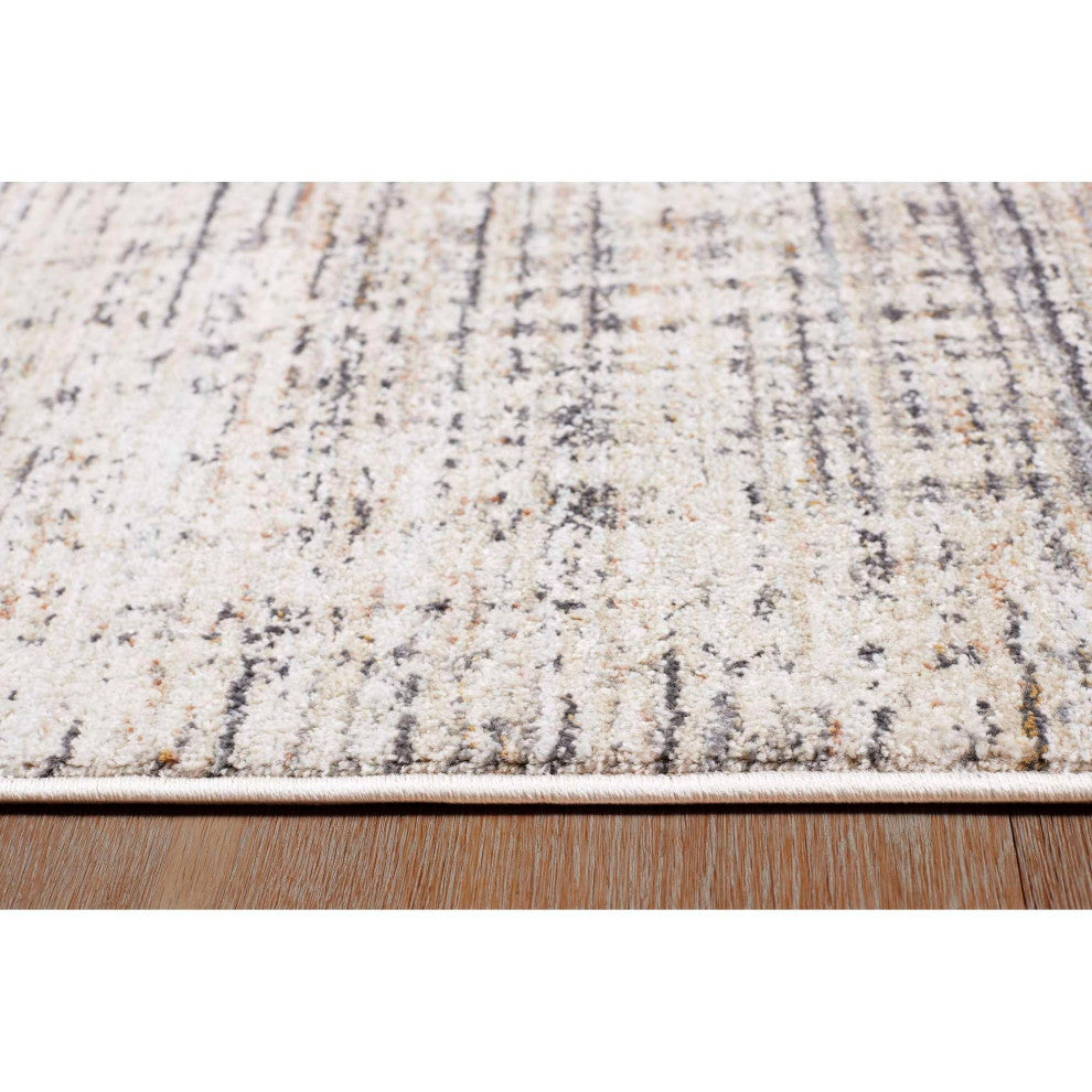 Umbria Grid Area Rug, Gray, 2'x3'