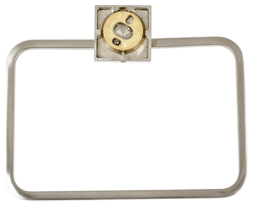 Italia Capri Towel Ring, Brushed Nickel
