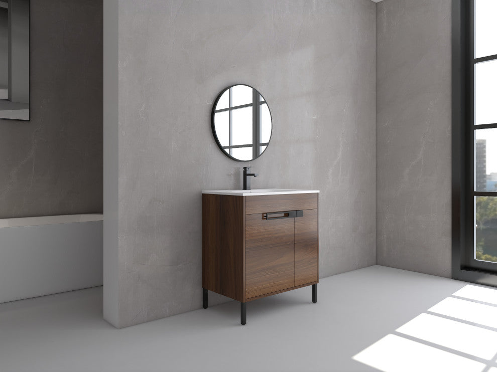 30" Sink Vanity With KD Package, Plywood, Smc Top, No Faucet