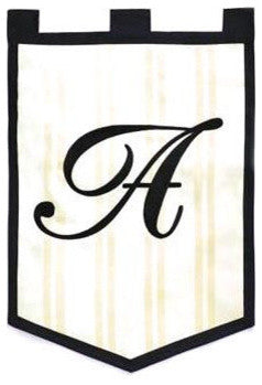 Monogram Garden Flag A border