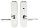 Oslo Lever, Tubular Passage With Privacy Bolt, RH, Polished Stainless Steel
