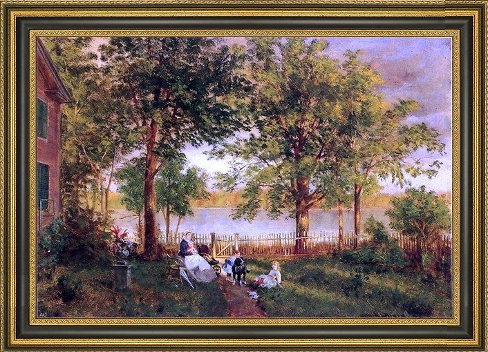 Isaac J Cullin Title Unknown Framed Premium Canvas Print, 18"x27"
