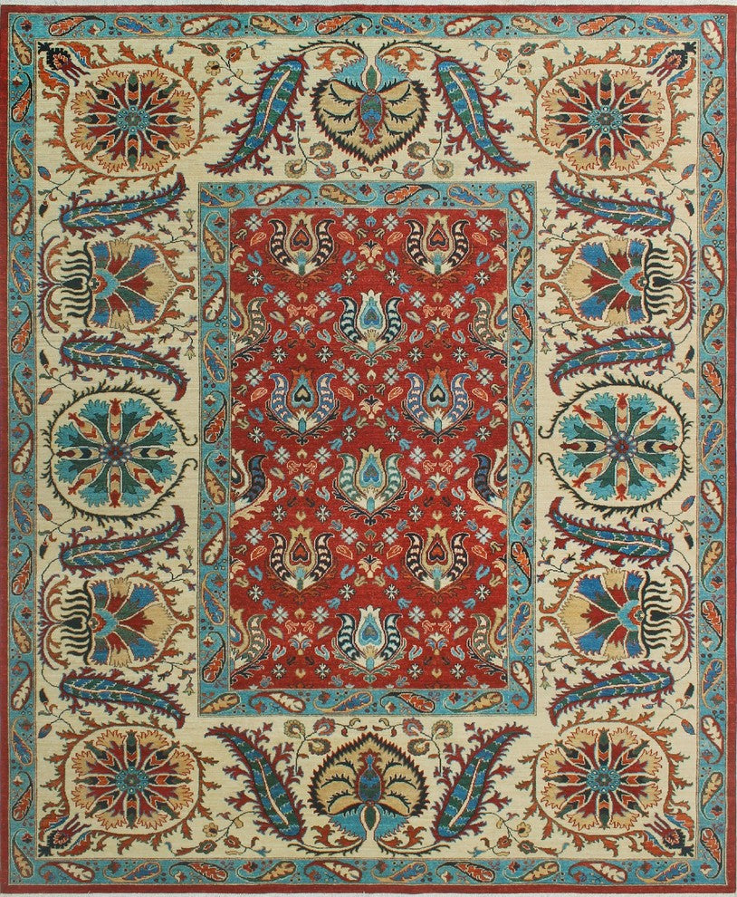 Aria Fine Chobi Jonathan Red Rug