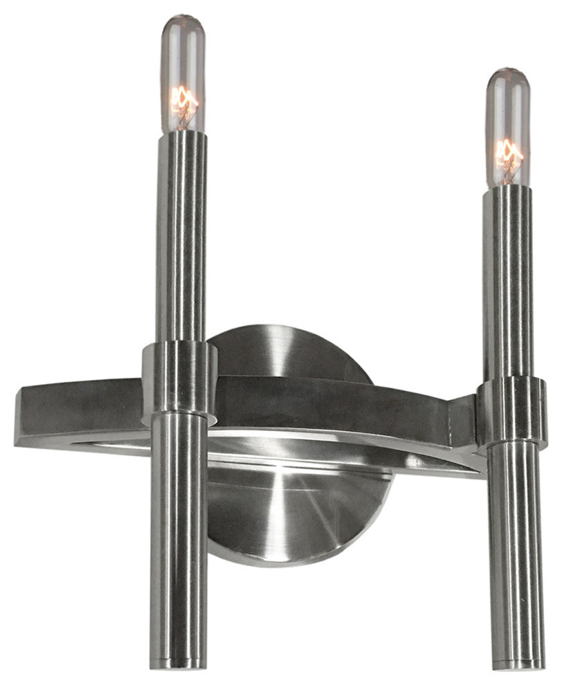 Encore 2-Light Polished Nickel Chandelier