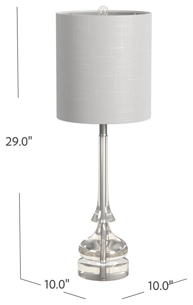 Rivoli Table Lamp - Crystal