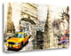 "Downtown New York" By Bresso Sola, Giclee Print on Gallery Wrap Canvas