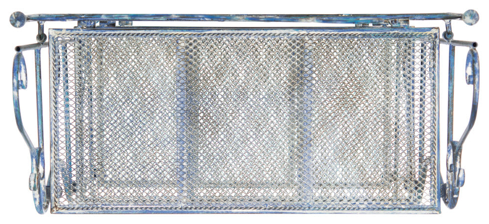 Safavieh Torus Patio 3-Tier Shelf Antique Blue