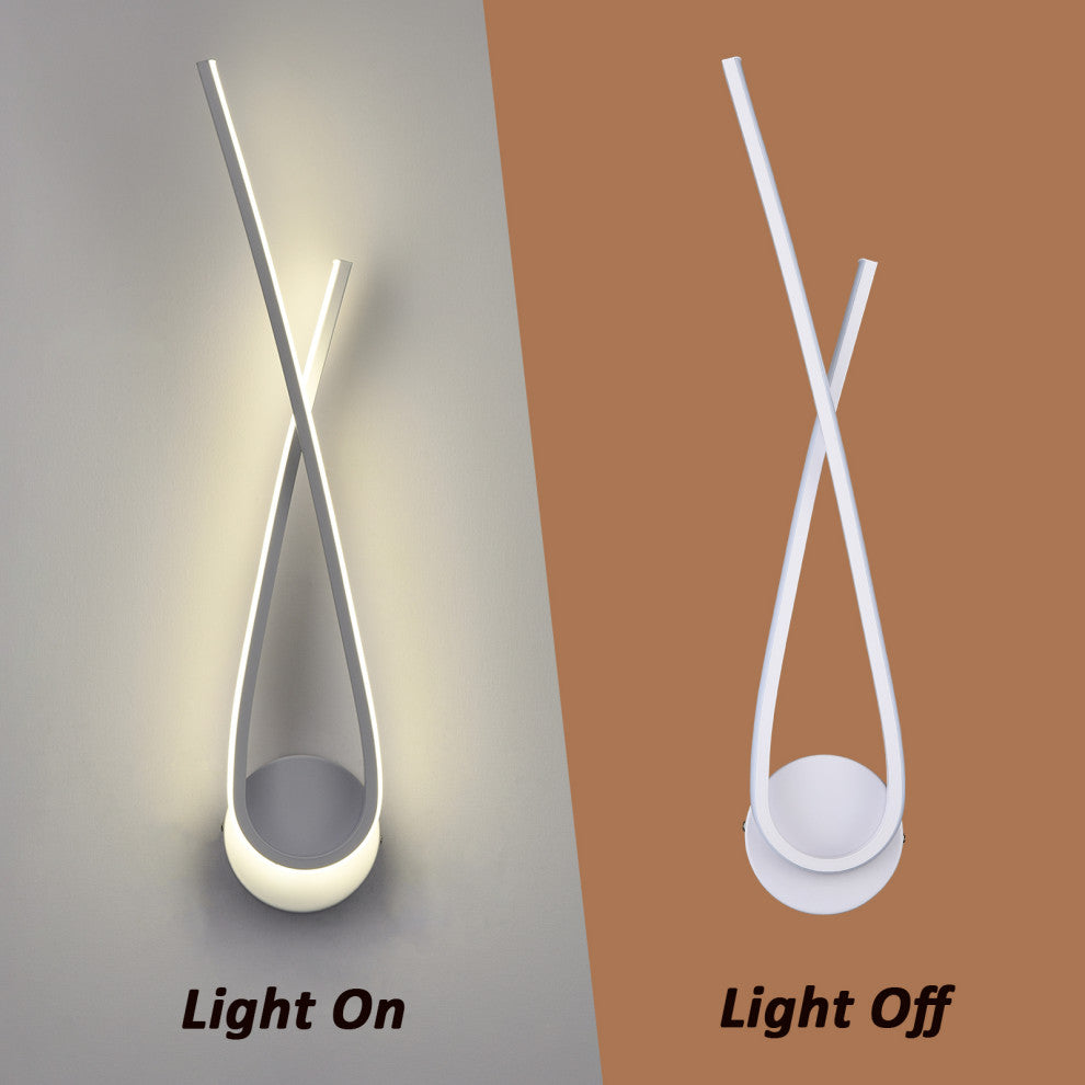 Modern White LED Wall Sconce Lighting