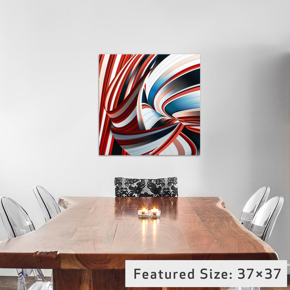 "Passione Annodata" by Gilbert Claes Canvas Print, 26"x26"