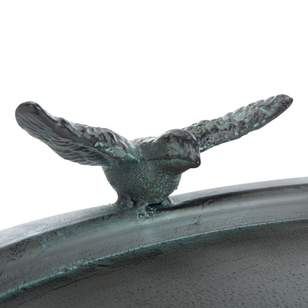 Safavieh Kensi Bird Bath, Ant Gray