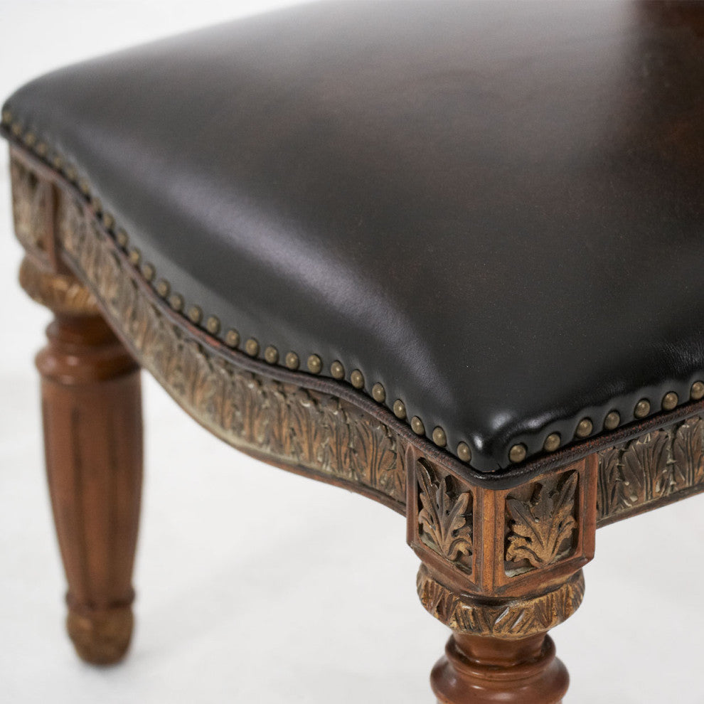 Villa Valencia Dining Side Chair, Set of 2, Classic Chestnut