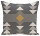 Sagebrush Geometric Print Pillow, Gray, 18"x18"