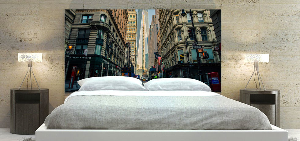 "Sky Rise New York City" Headboard