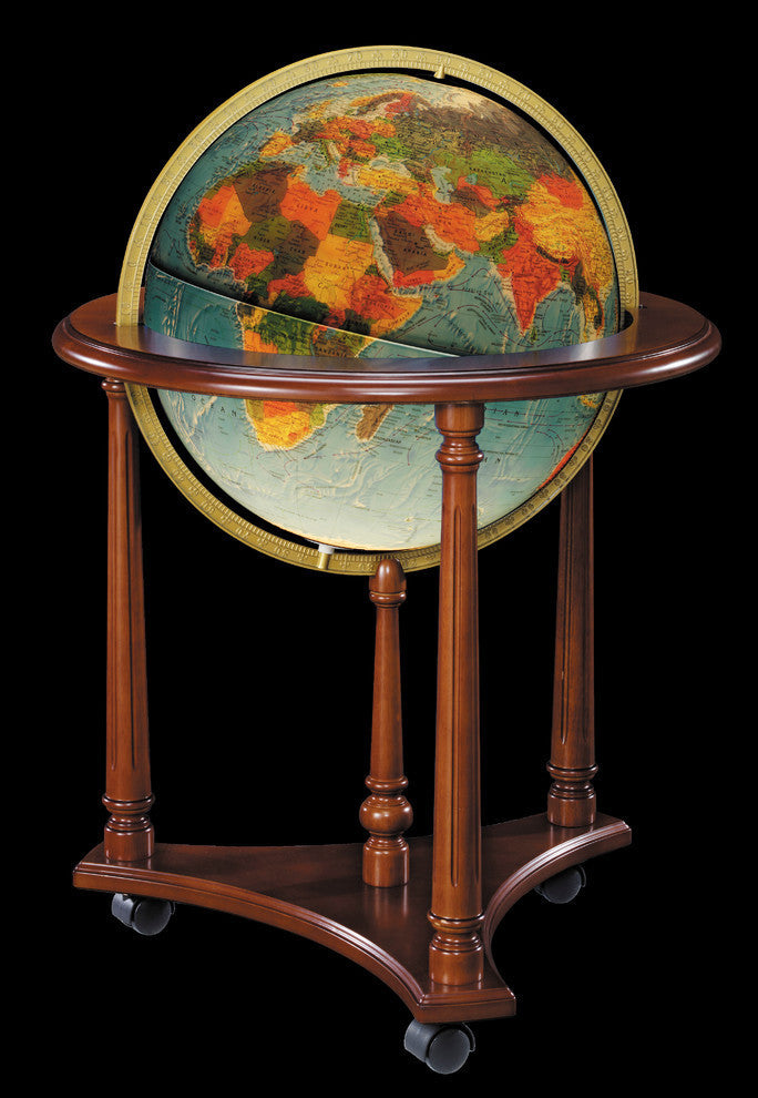 Lafayette Globe 16" Blue Illuminated