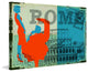 "Travel Rome" Painting Print on Canvas by Saturday Evening Post