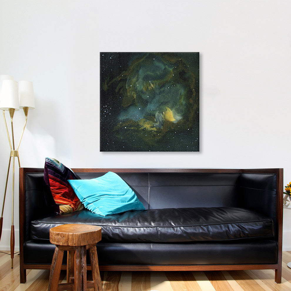 "Nebula Two" by Emily Magone, 18"x18"