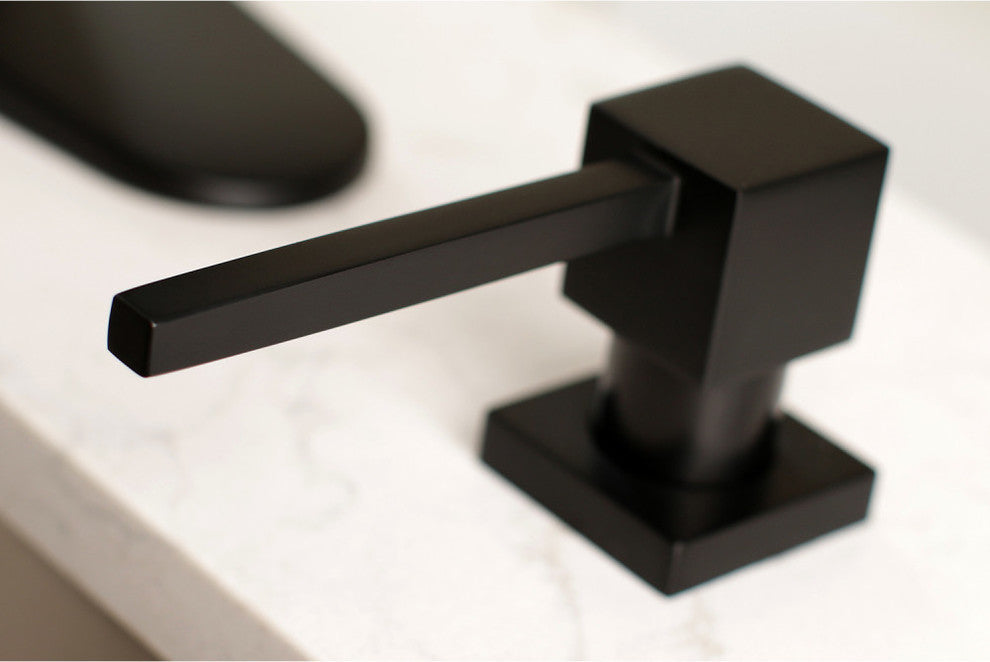 Kingston Brass Soap Dispenser, Matte Black