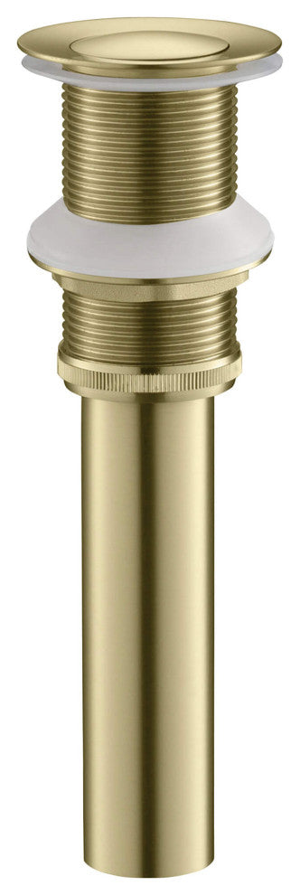 Pop-Up Drain Stopper Without Overflow, Brushed Gold