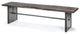 Ledger I Medium Brown Live-Edge Solid Wood Bench