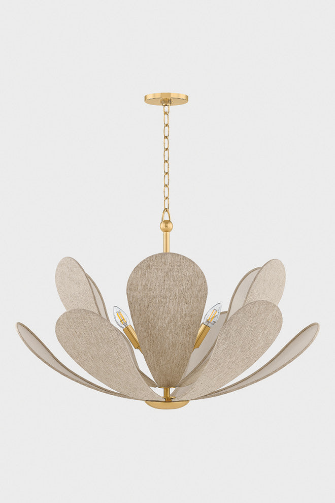 Mitzi Nadine Chandelier Aged Brass