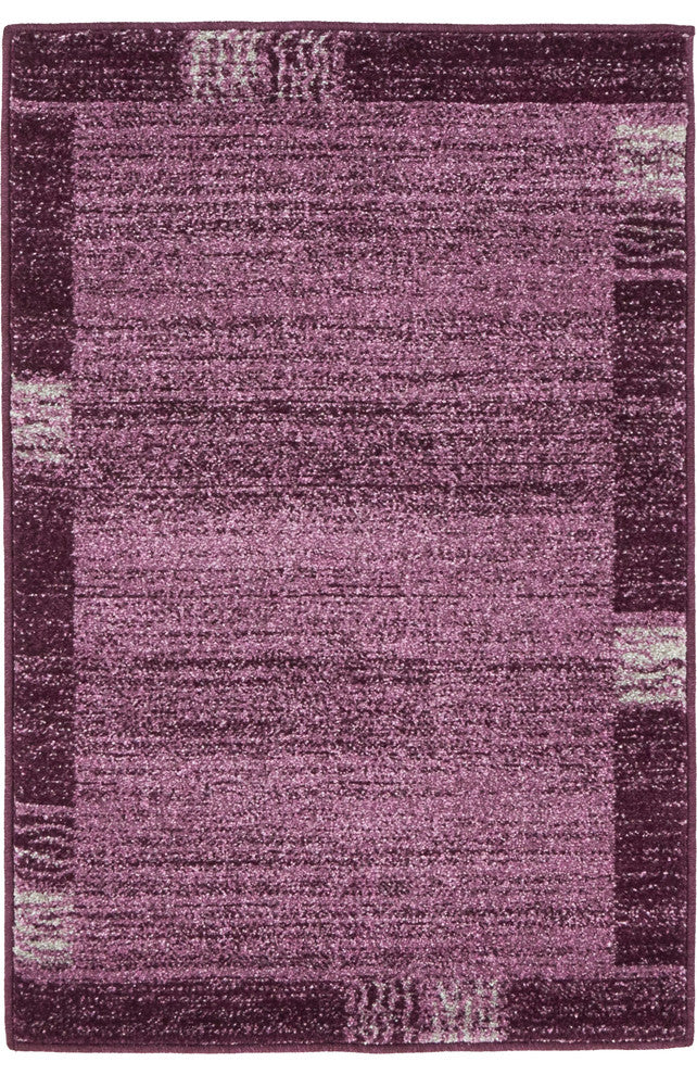 Unique Loom Purple Del Mar Sarah 2' 2 x 3' 2 Area Rug