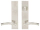 Brussels Lever, Tubular Passage With Privacy Bolt, Left Hand, 2-3/8" Backset