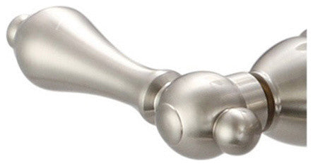 Elegant Spout Wall Mount Vessel/Lavatory Faucet, Lever handles
