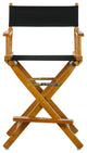 024" Director's Chair Honey Oak Frame-Black Canvas