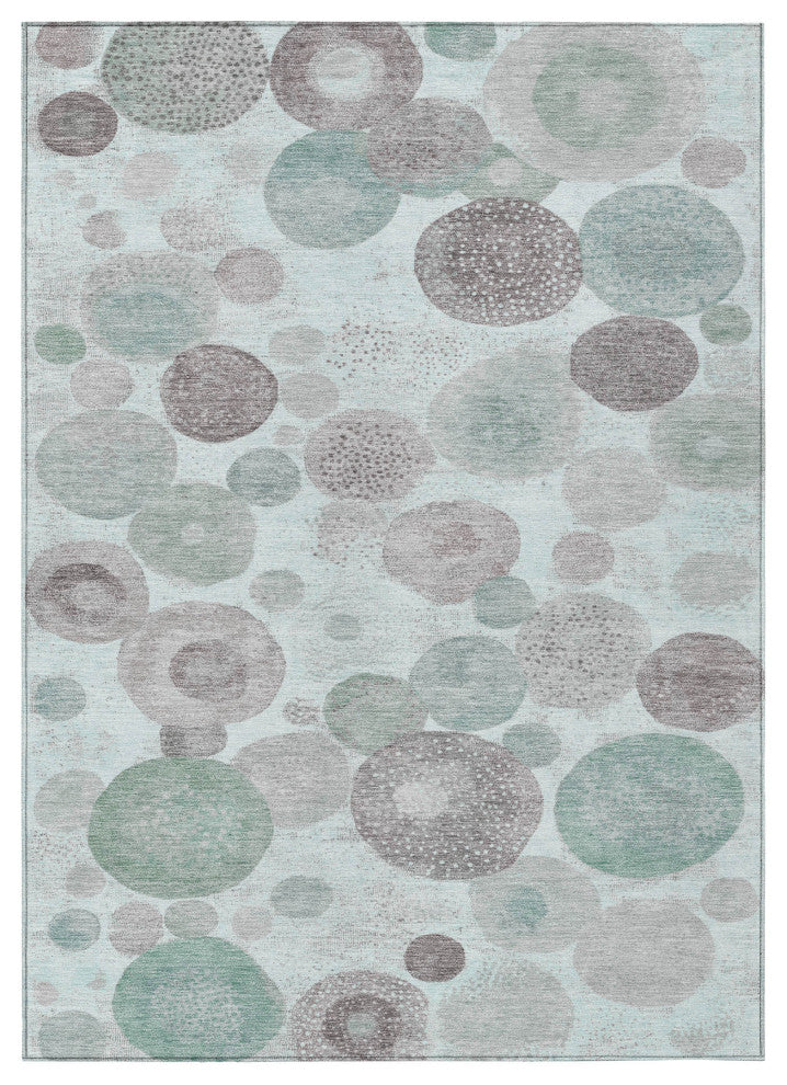Machine Washable Indoor/Outdoor Chantille ACN1896 Mint 2'6" x 3'10" Rug