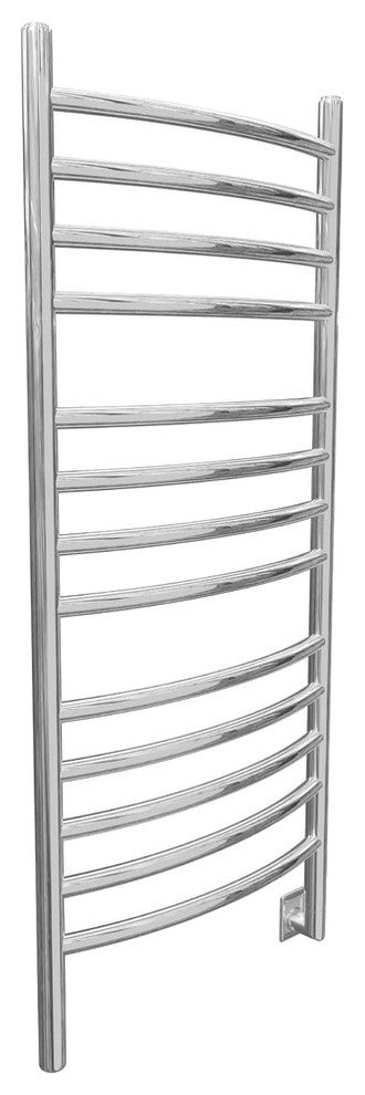Ancona Svelte Hardwired Towel Warmer, Polished Stainless Steel