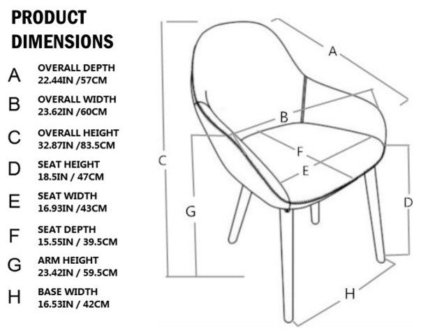 Vintage Gray Leatherette Dining Armchair, Set of 2