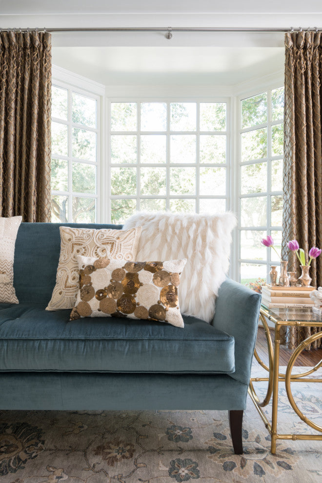 Faux Fur Decorative Throw Pillow by Loloi, White, 22"x22", Poly Insert