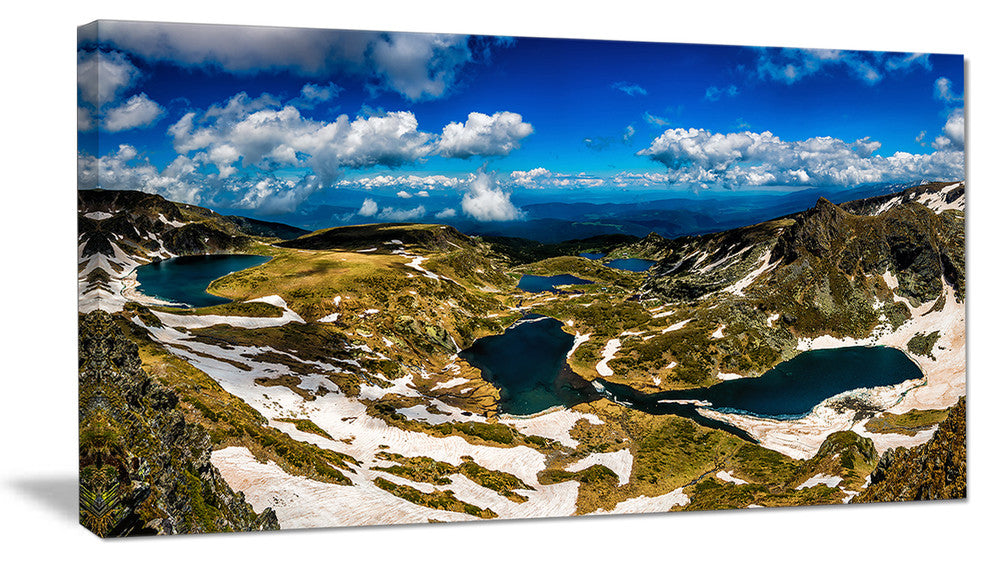 "Bright Blue Sky Over Seven Rila Lakes" Landscape Wall Artwork