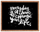 Deny Designs Kal Barteski Change Your Life Rectangular Tray