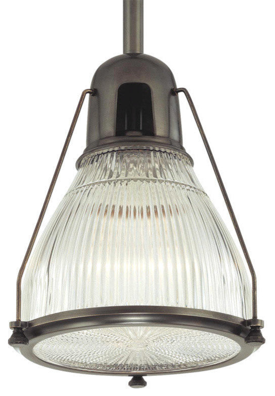 Haverhill Pendant, Old Bronze, 12"