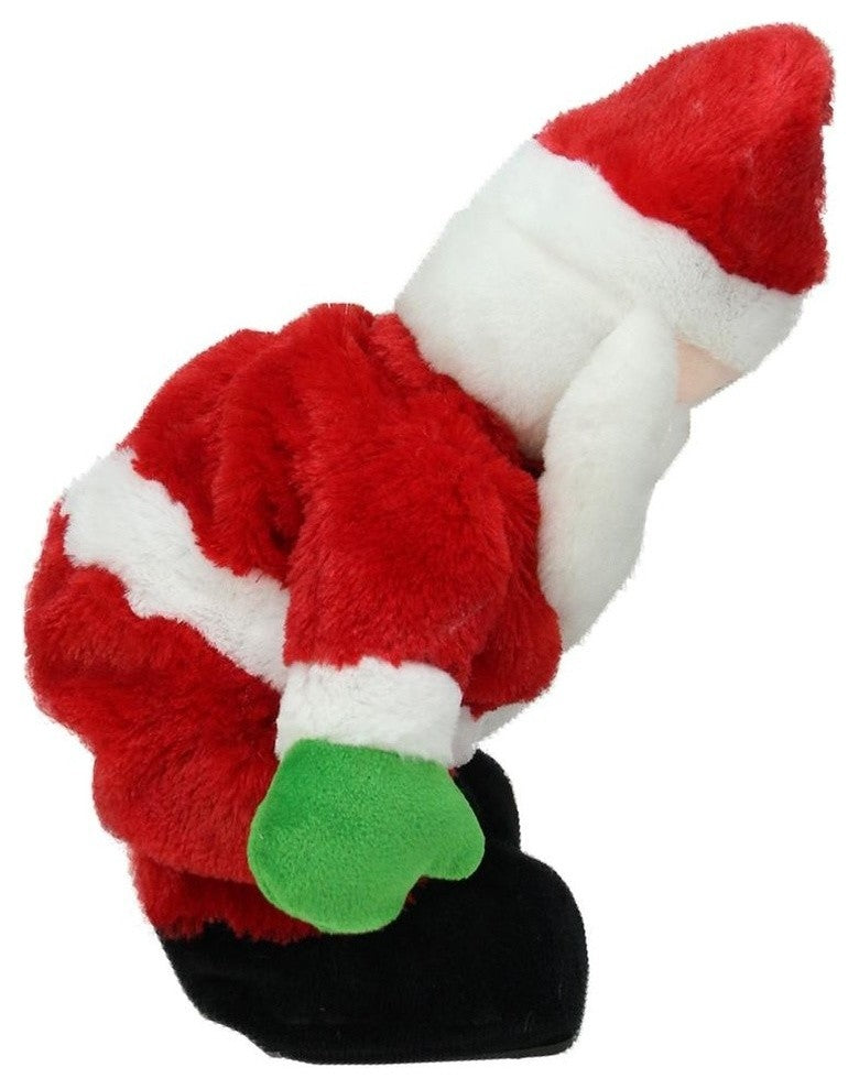 12" Animated Tickle 'n Laugh Santa Claus Plush Christmas Figure