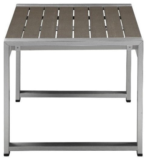 Anodized Aluminum Perfect Outdoor table, Gray