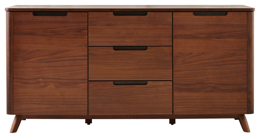 Tahoe Collection American Walnut 3-Section Sideboard