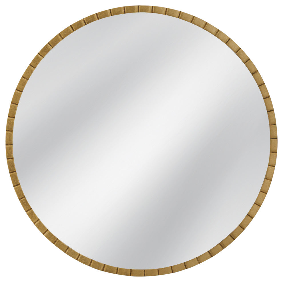 Celeste Wall Mirror Gold Leaf