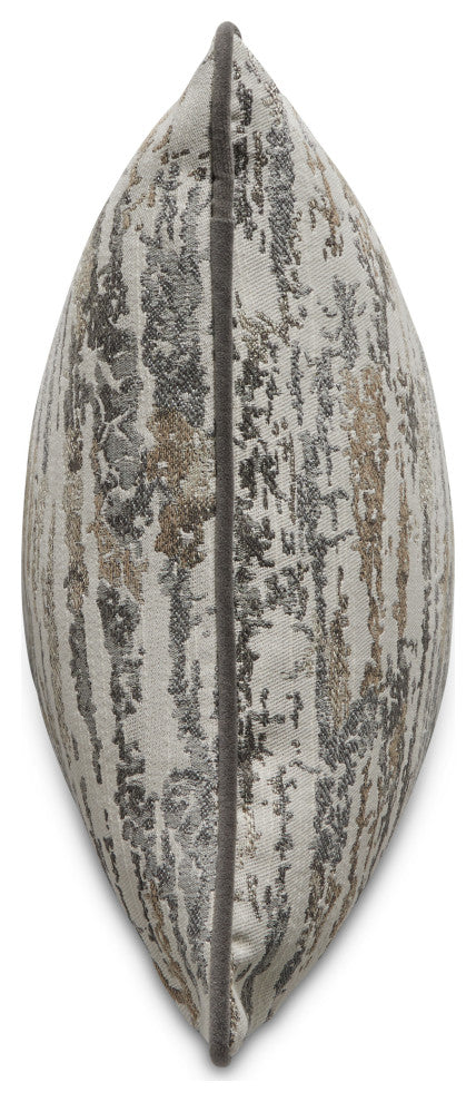 Moonbeam Keller 13"x24" Oblong Pillow, Set of 2, Driftwood Gray