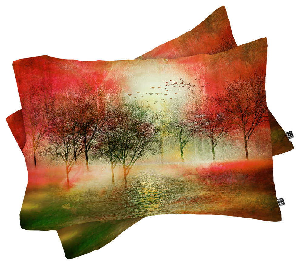 Deny Designs Viviana Gonzalez Paisaje Y Color III Pillowcase