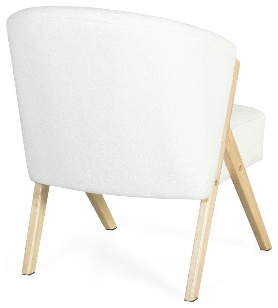 GDF Studio Cody Modern Design Accent Chair, White