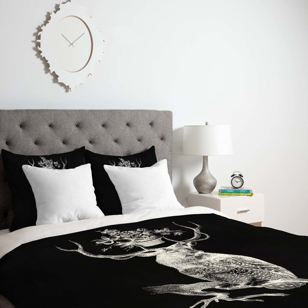 Deny Designs Iveta Abolina Deerbird Duvet Cover - Lightweight
