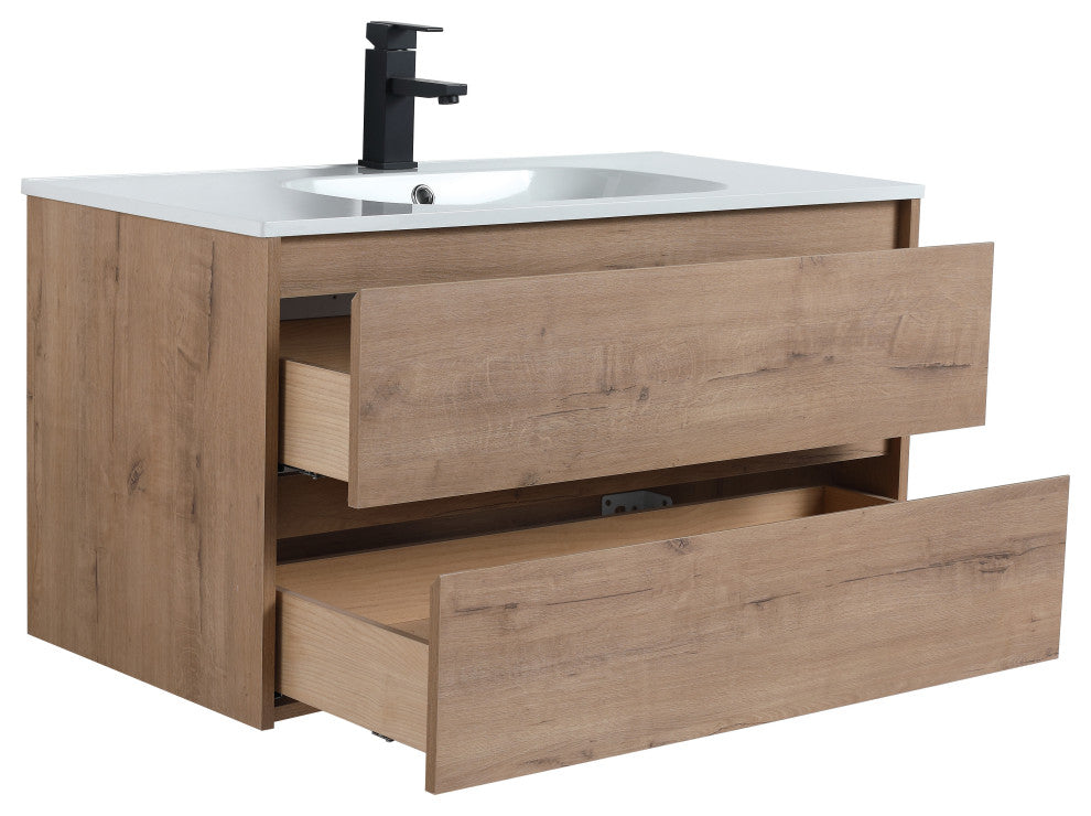36" Sink Vanity, Plywood, Smc Top, No Faucet