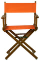 018" Director's Chair Honey Oak Frame-Tangerine Canvas