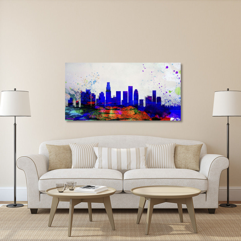 "Los Angeles City Skyline" Fine Art Print
