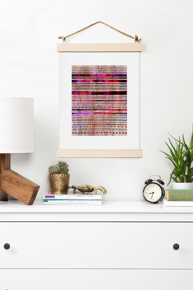 Deny Designs Iveta Abolina Purple Nebula Art Print